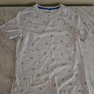 Kids Old Navy L graphic tee shirt, hang 10